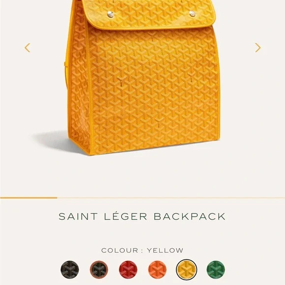 Authentic Goyard Saint Leger Backpack - Picture 7 of 8